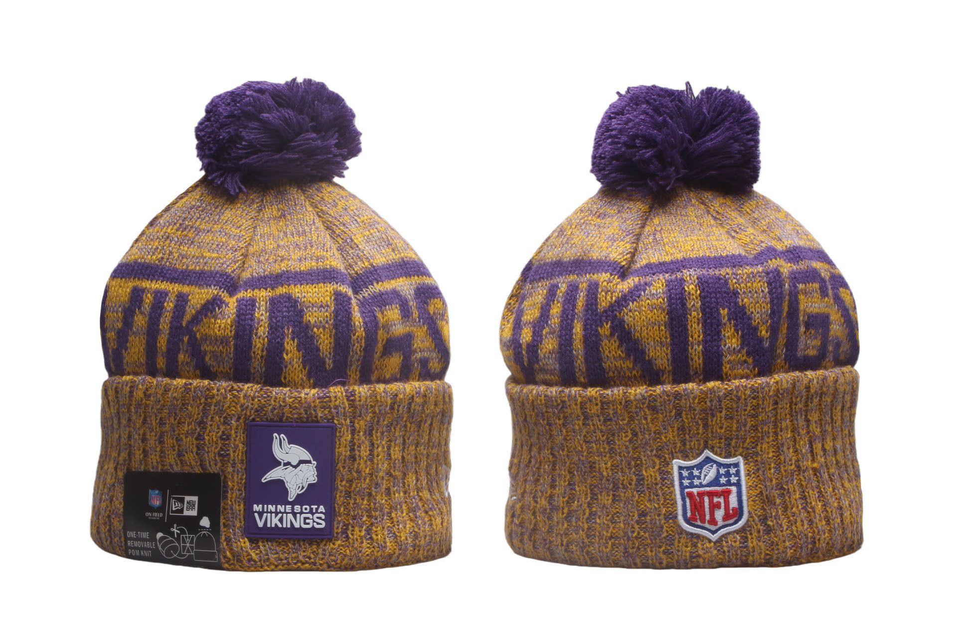 2026 NFL Minnesota Vikings Hat beanie style 01->->Sports Caps